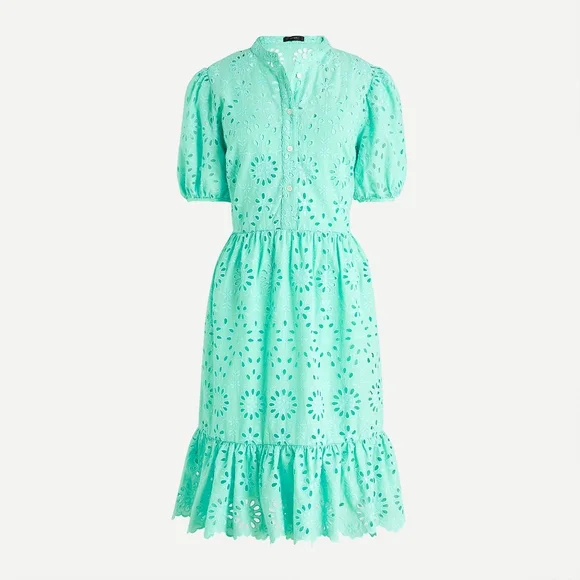 j crew blue eyelet dress Claire.Tammaro on LTK